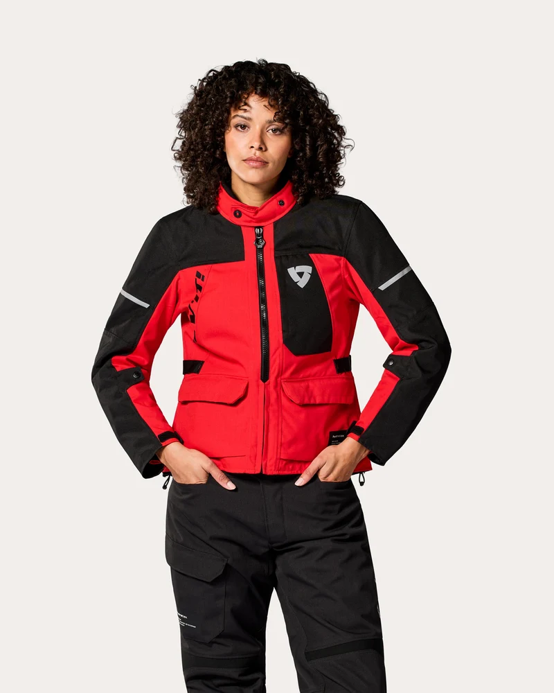 Jacket Convergent H2O Ladies | Red-Black