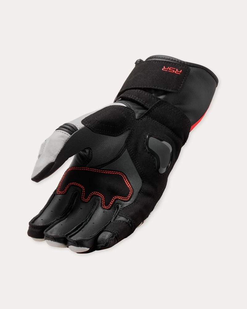 Gloves RSR 5 | White-Neon Red