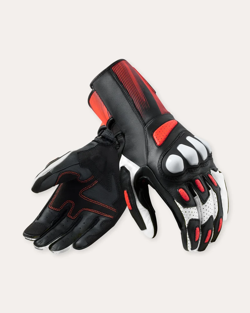 Gloves Metis 2 | Black-Neon Red