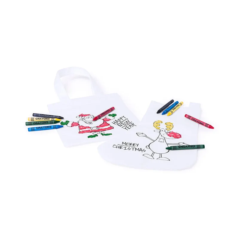 Sac non tissé blanc avec longues poignées d'épaule de 33cm et finition thermoscellée WISTICK