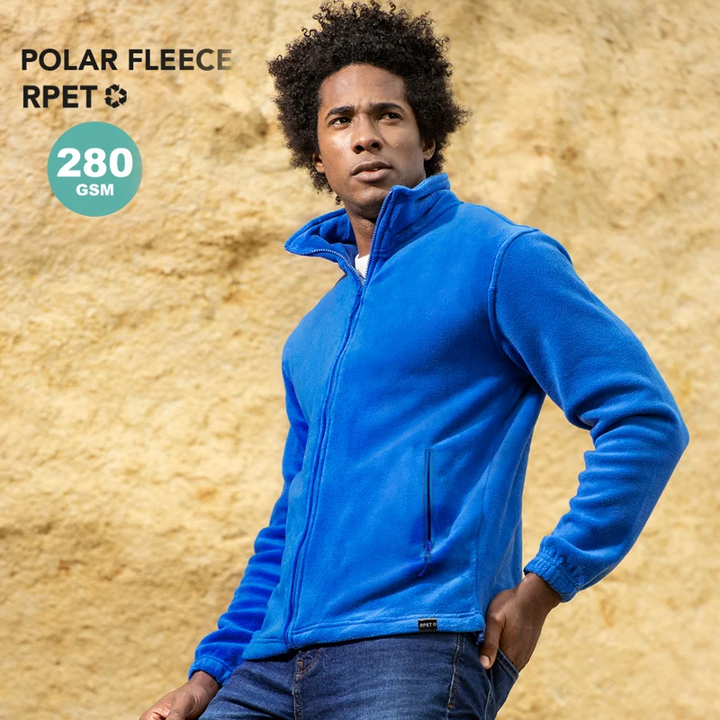 Veste en polaire RPET 280g/m2 chaude et douce DISTON