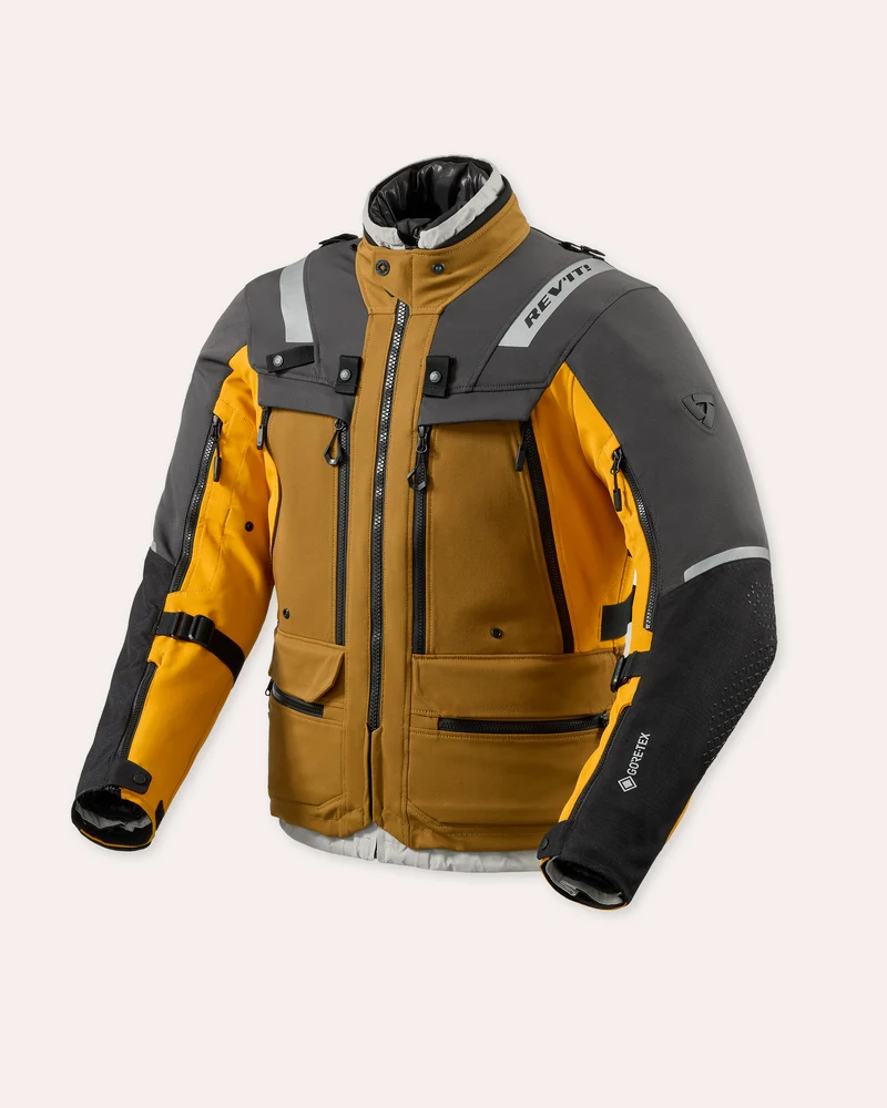 Jacket Defender 4 GTX | Black-Ocher Yellow