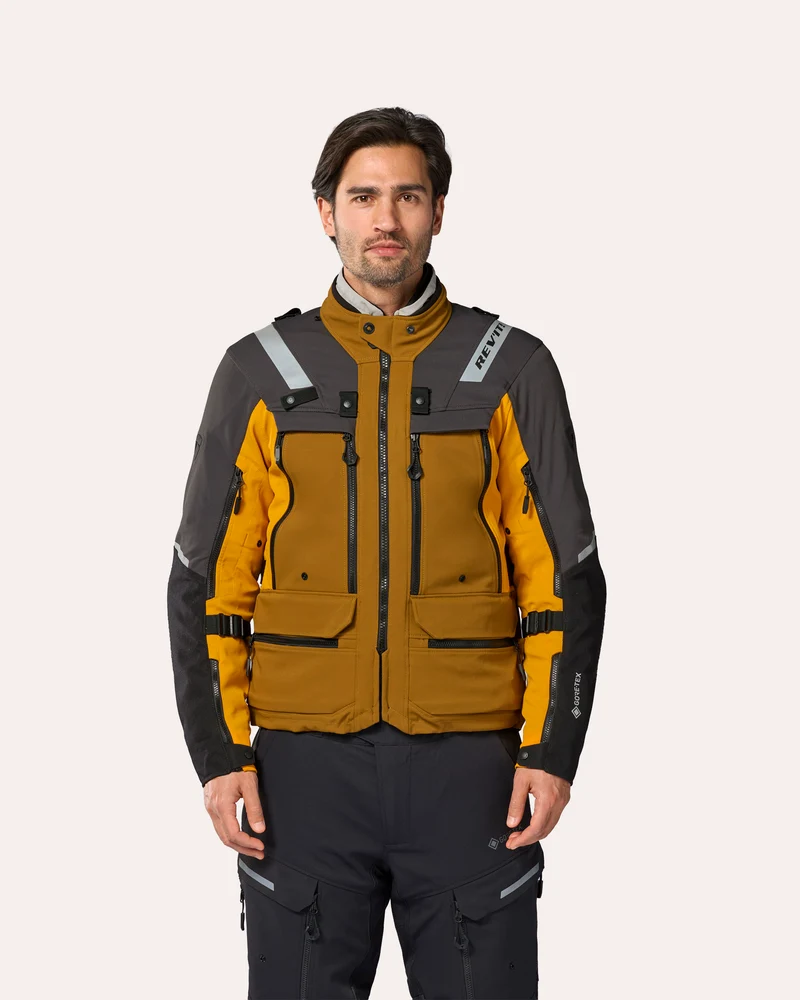Jacket Defender 4 GTX | Black-Ocher Yellow