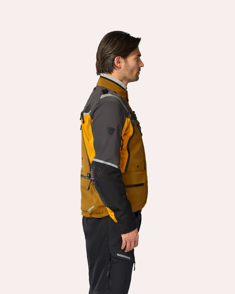 Jacket Defender 4 GTX | Black-Ocher Yellow