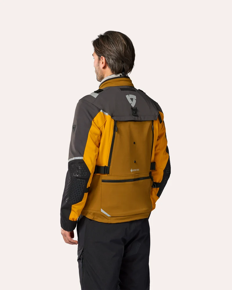 Jacket Defender 4 GTX | Black-Ocher Yellow