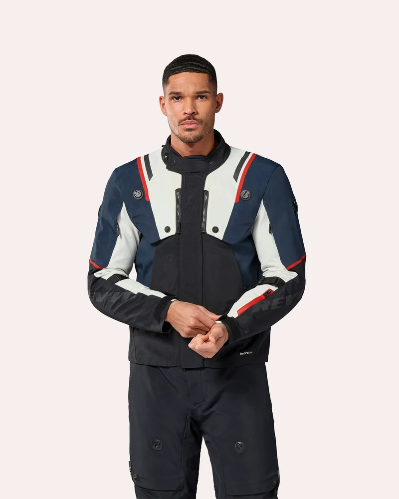 Jacket Fractal H2O | Blue-White