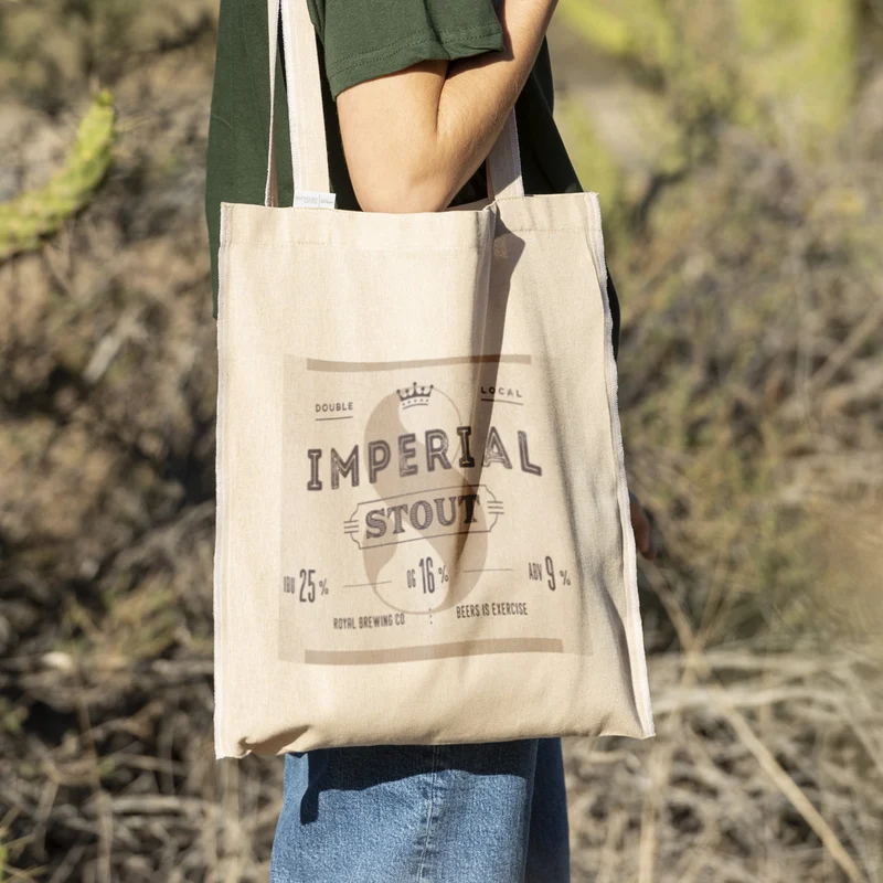 Sac 100% coton recyclé 140gr/m2 KROMEX
