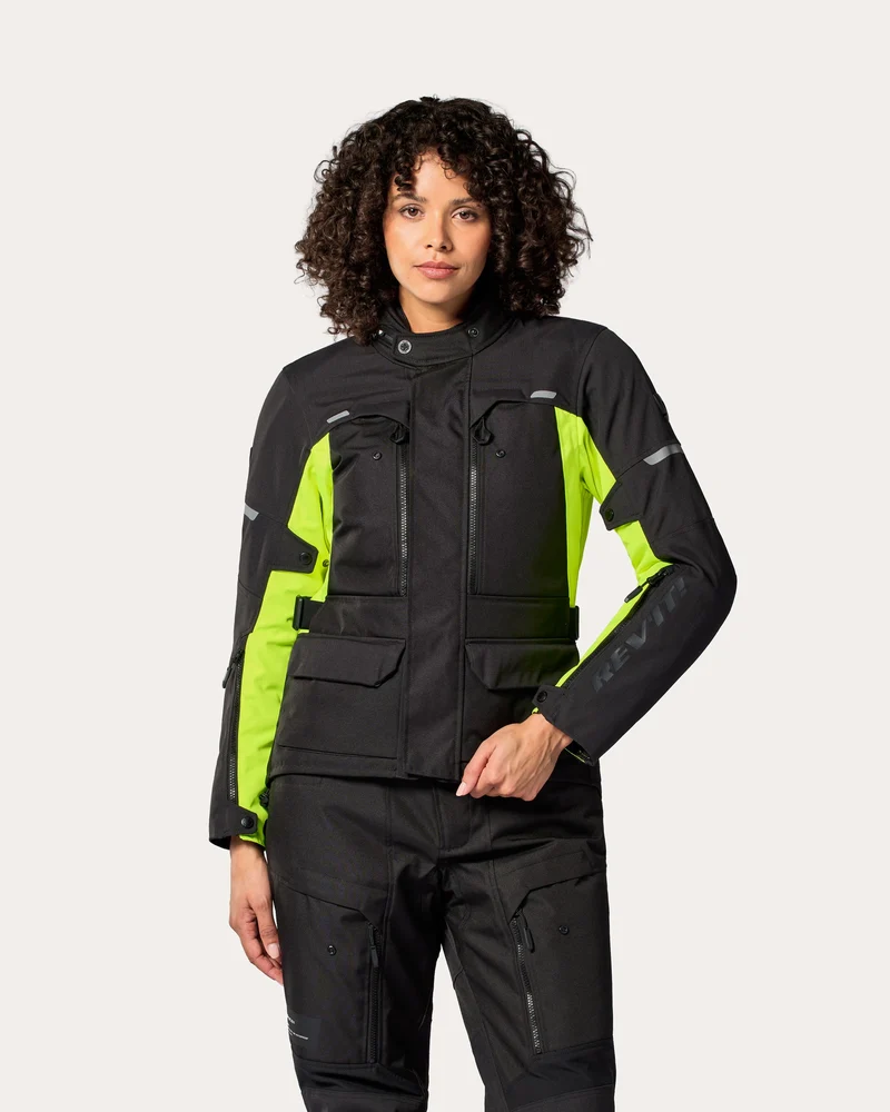 Jacket Outback 5 H2O Ladies | Black-Neon Yellow