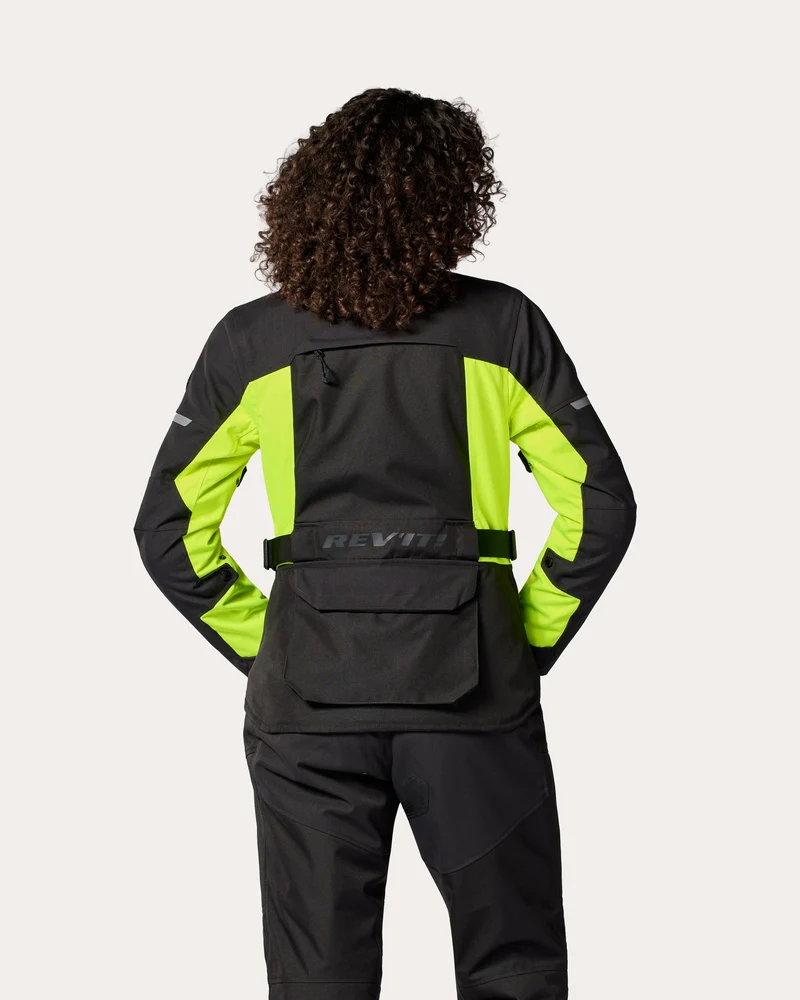 Jacket Outback 5 H2O Ladies | Black-Neon Yellow