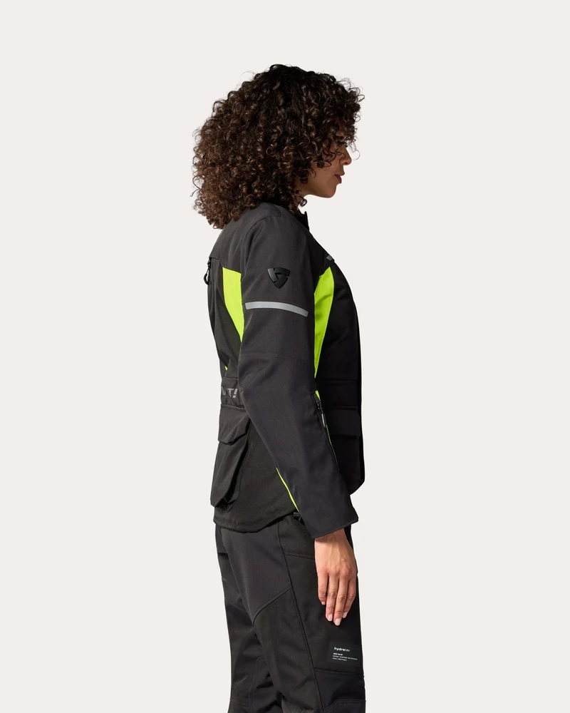 Jacket Outback 5 H2O Ladies | Black-Neon Yellow