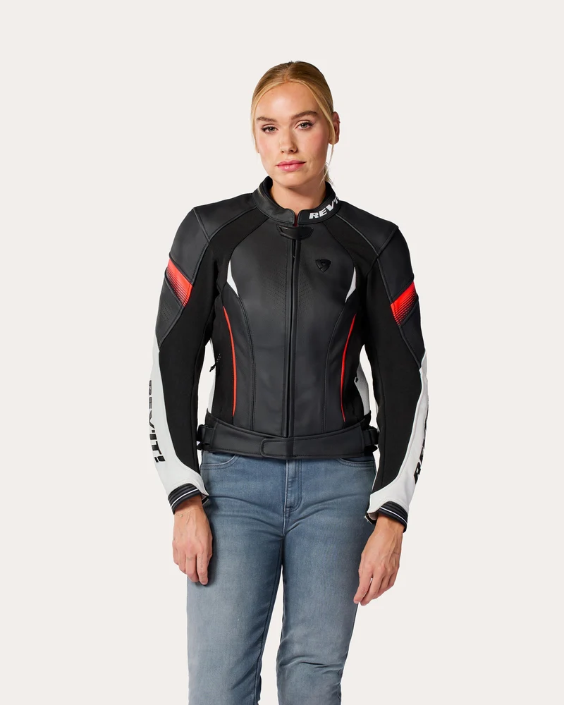 Jacket Xena 4 Ladies | White-Neon Red