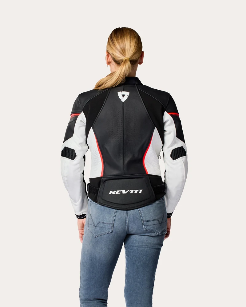 Jacket Xena 4 Ladies | White-Neon Red