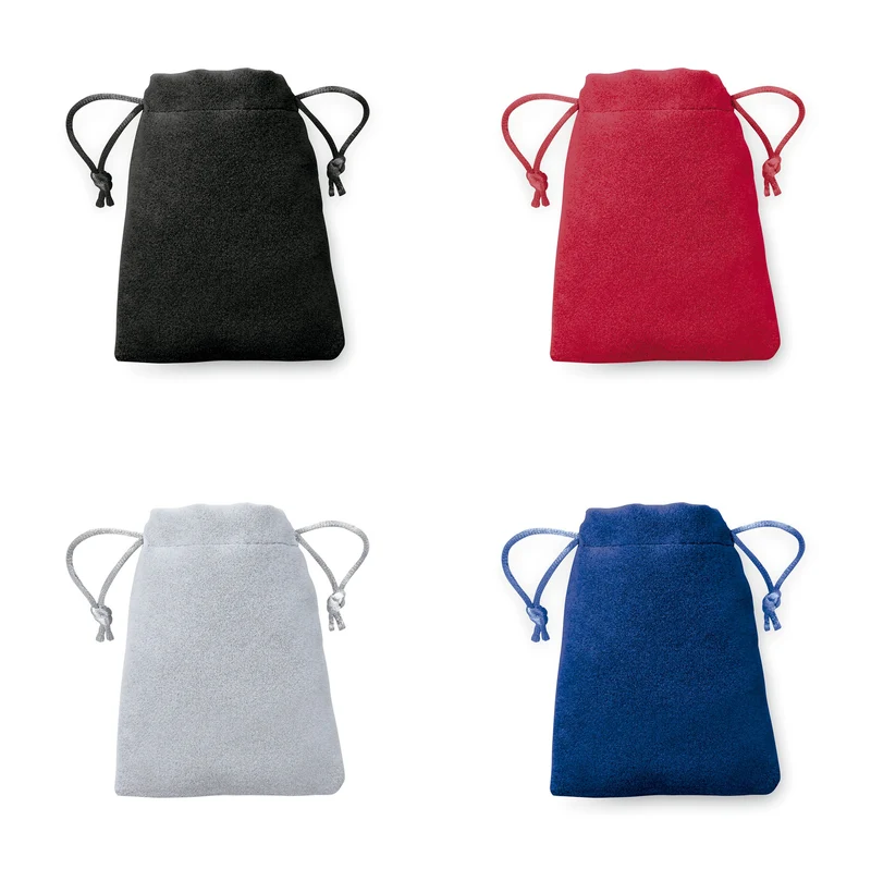 Sac doux en suédine avec cordon de serrage pour fermeture HIDRA