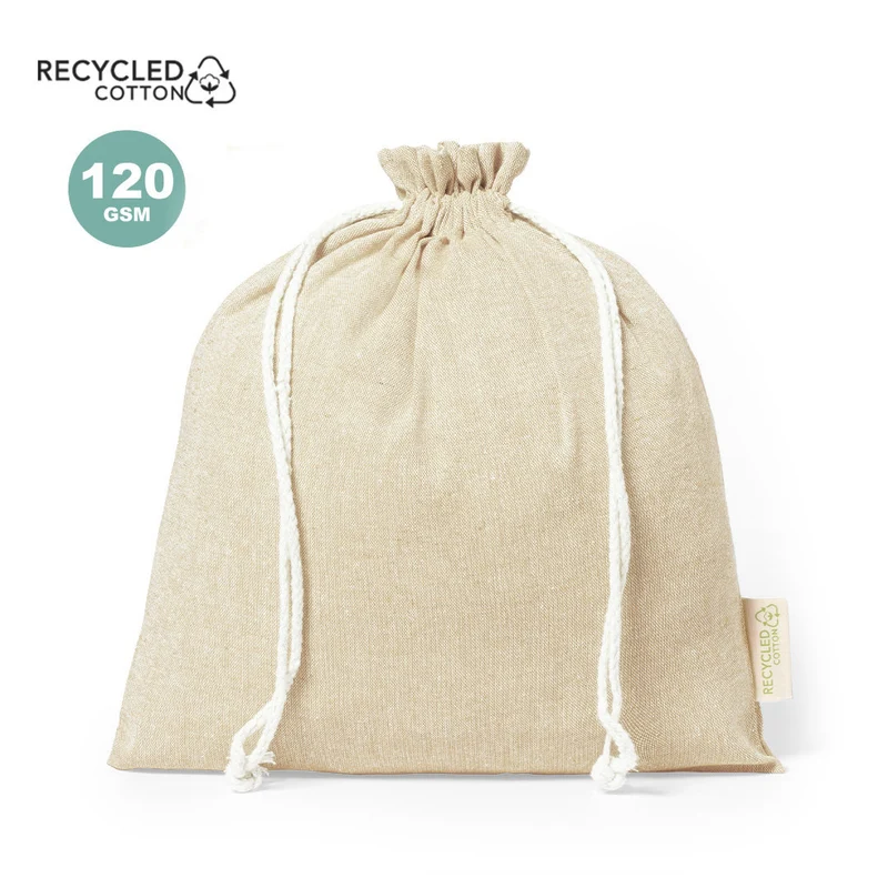Sac en matière résistante 100% coton recyclé de 120g/m2 MURFIX