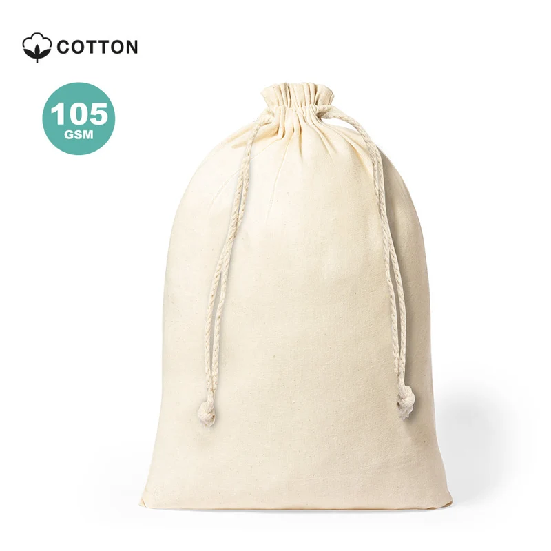 Sac nature en matériau résistant 100% coton de 105g/m2 MILEY