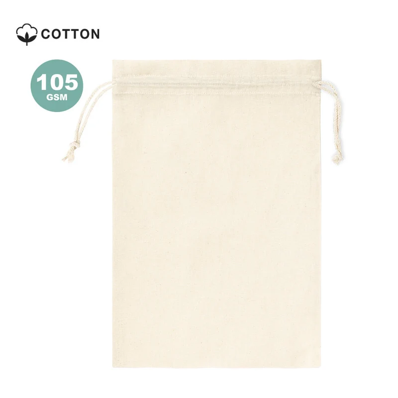 Sac nature en matériau résistant 100% coton de 105g/m2 MILEY