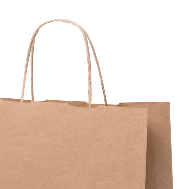 Sac en papier 100 g/m2 avec soufflet et poignées courtes renforcées CENTION