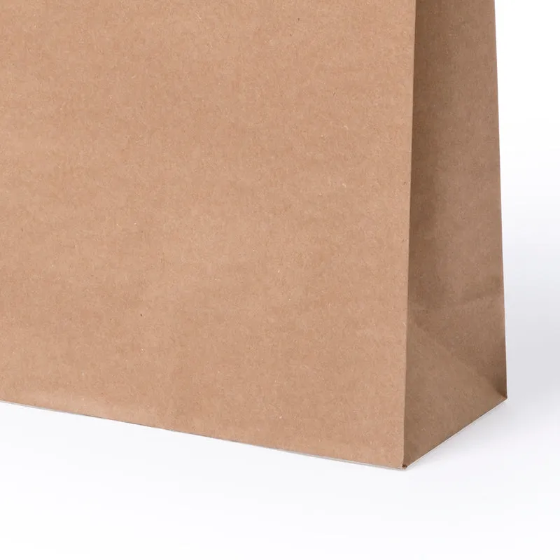 Sac en papier 100 g/m2 avec soufflet et poignées courtes renforcées CENTION