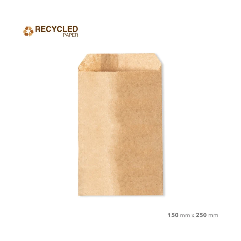 Sac de présentation en papier kraft recyclé 15 x 23 cm SULIM