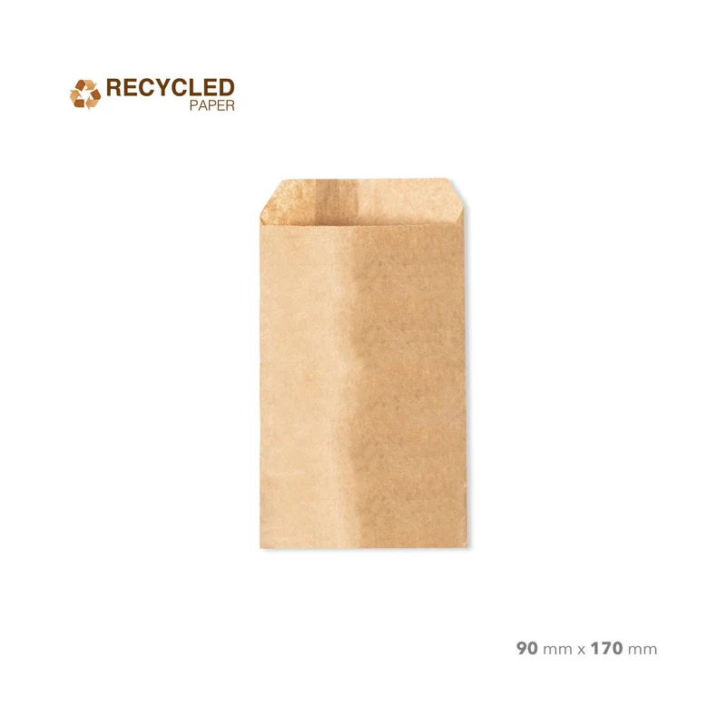 Sac de présentation en papier kraft recyclé 9 x 14.5 TEIKER