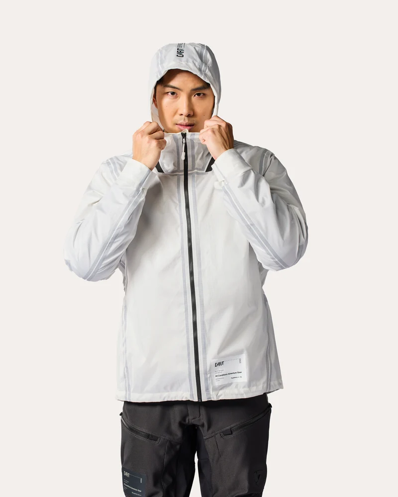 Rain Jacket Barrier 2 H2O | White
