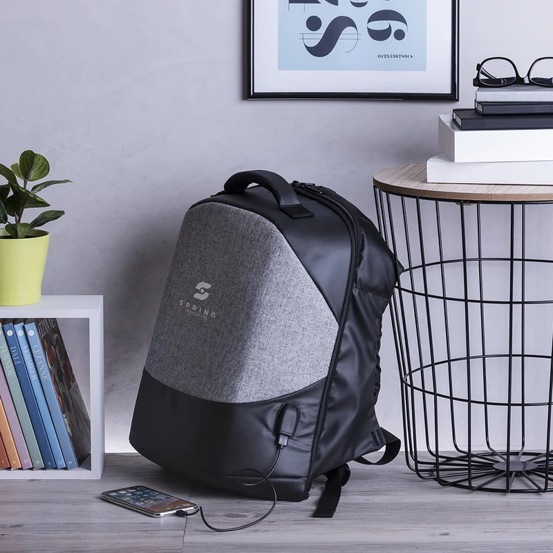 Sac à dos antivol avec dos et bretelles rembourrées en nylon 1200d BILTRIX