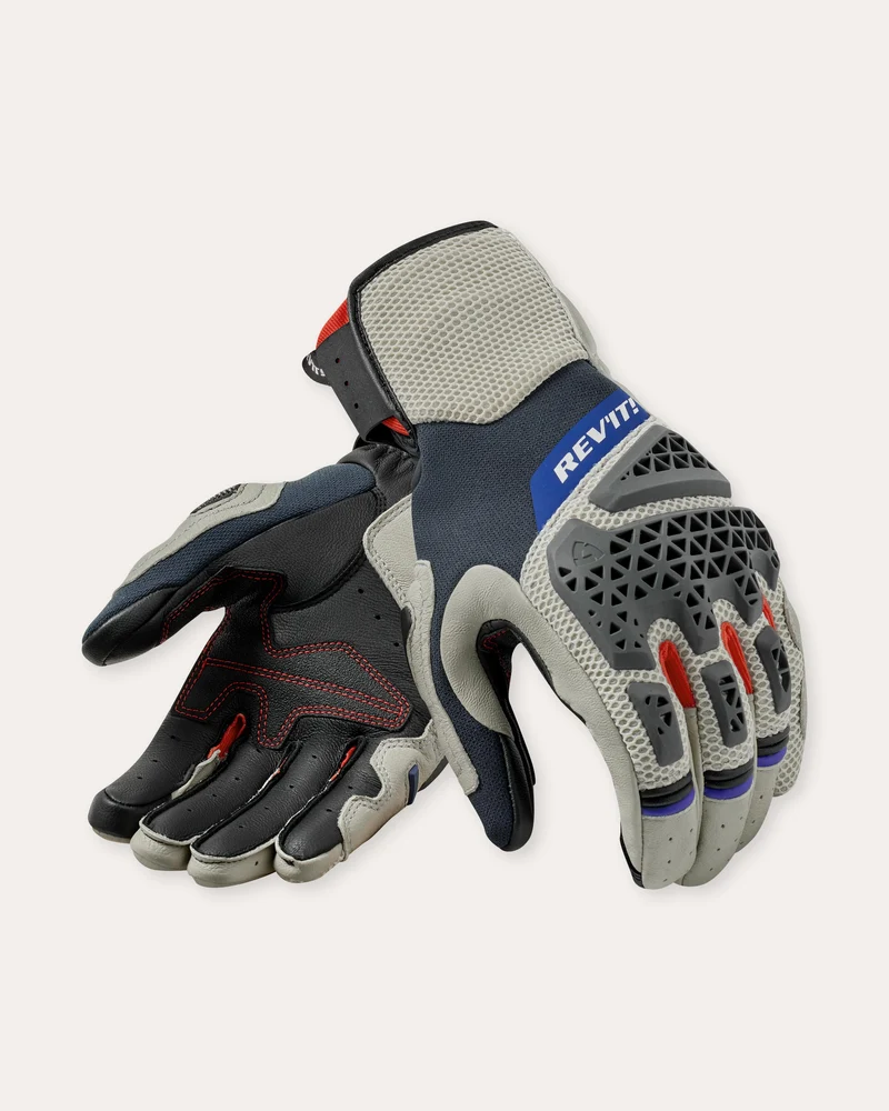 Gloves Sand 5 | Silver-Red