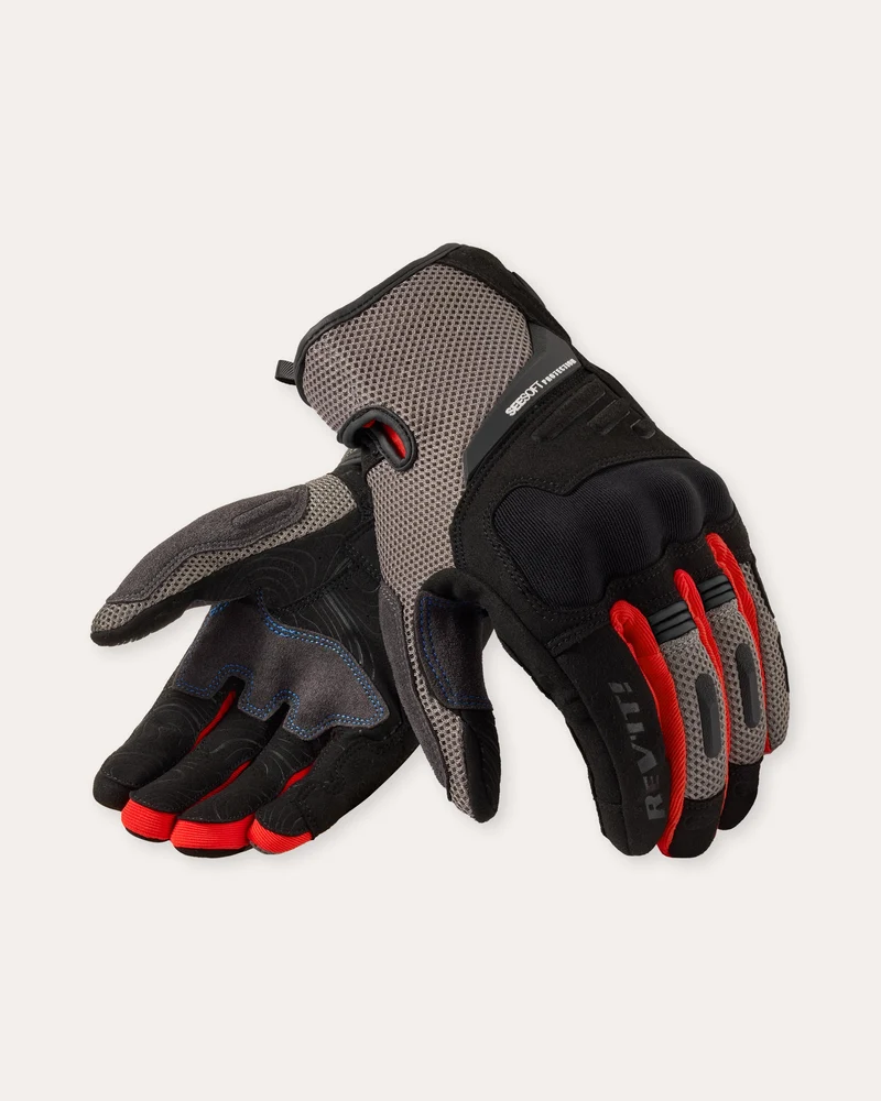 Gloves Cavern | Grey-Red
