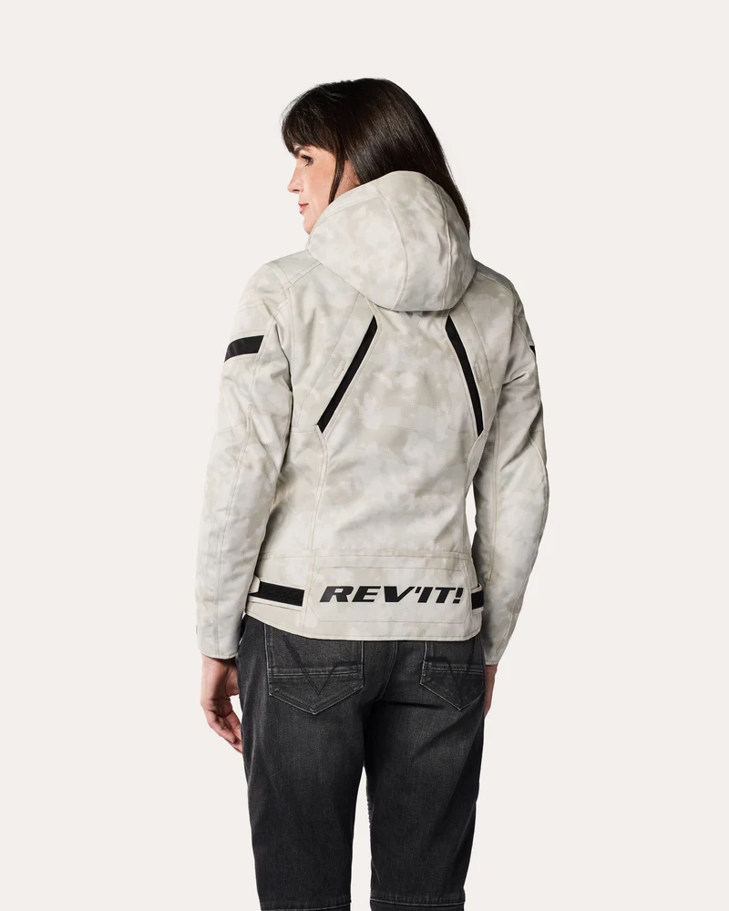 Jacket Flare 3 H2O Ladies | Camo Grey-White