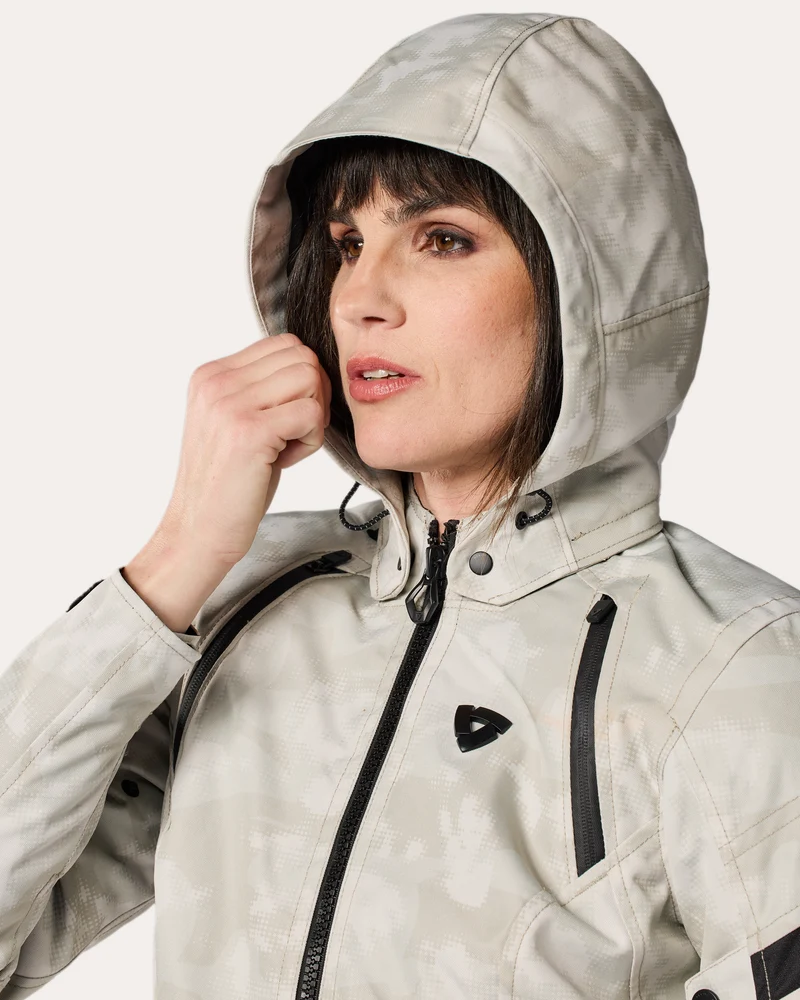 Jacket Flare 3 H2O Ladies | Camo Grey-White