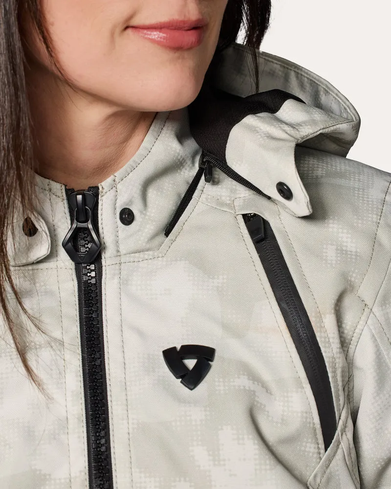 Jacket Flare 3 H2O Ladies | Camo Grey-White
