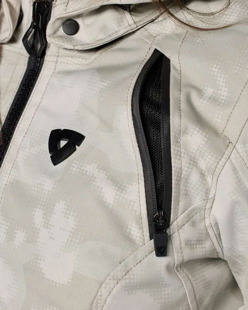 Jacket Flare 3 H2O Ladies | Camo Grey-White