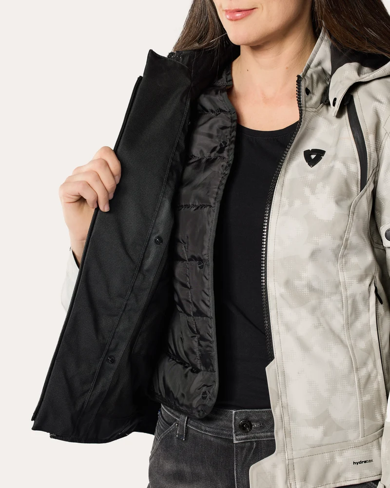 Jacket Flare 3 H2O Ladies | Camo Grey-White
