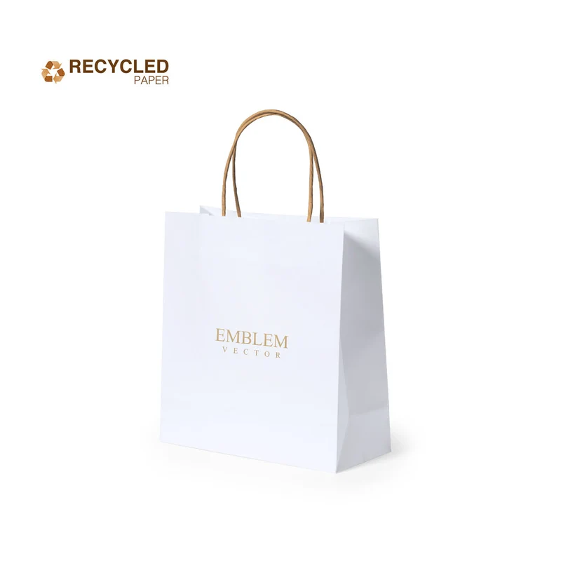 Sac en papier recyclé 100g/m2 résistance 6kg YEMAN