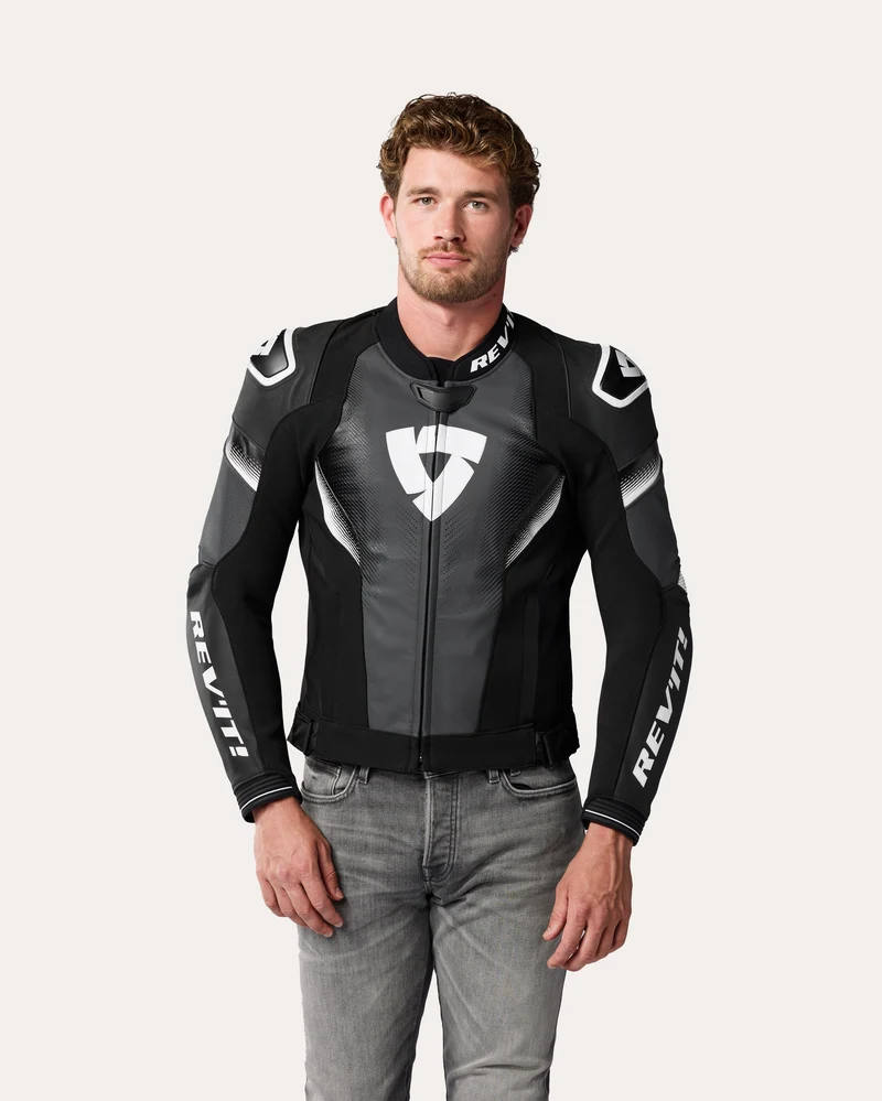 Jacket Control | Black-Neon Red