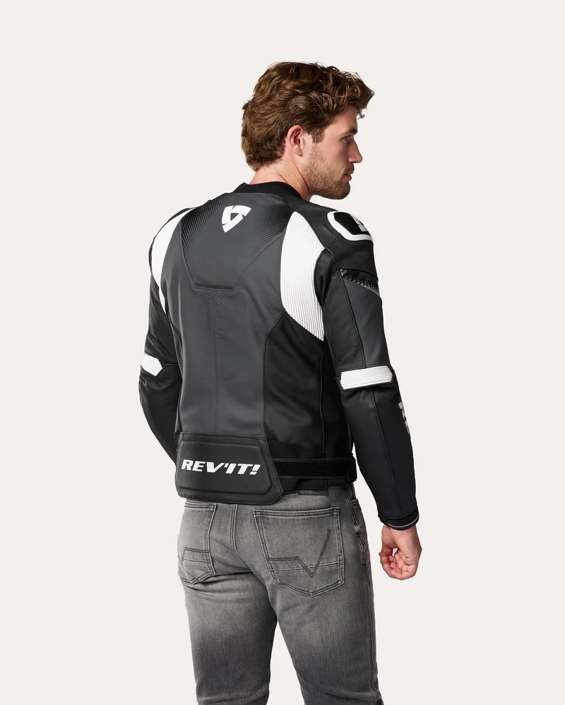Jacket Control | Black-Neon Red