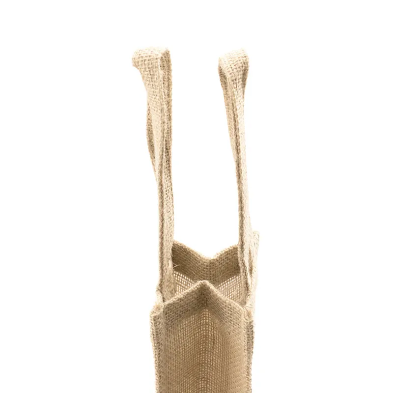 Sac résistant en toile de jute laminée pour bouteille de vin 75 cl HOLDEN