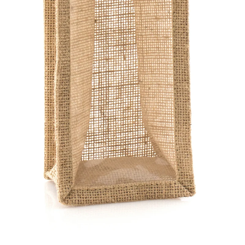 Sac résistant en toile de jute laminée pour bouteille de vin 75 cl HOLDEN