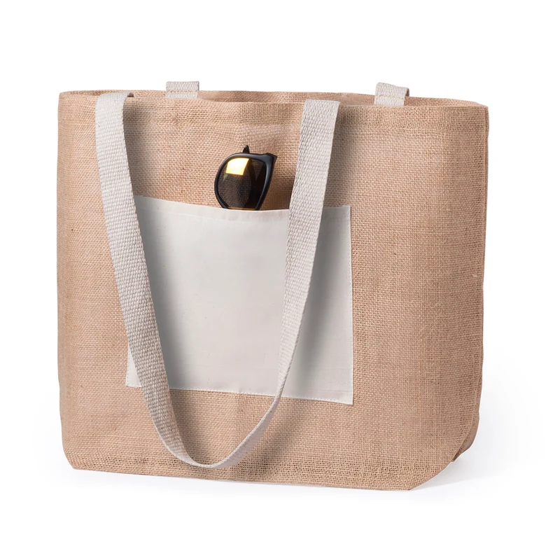 Sac en toile avec poche frontale résistance 10kg FARUS