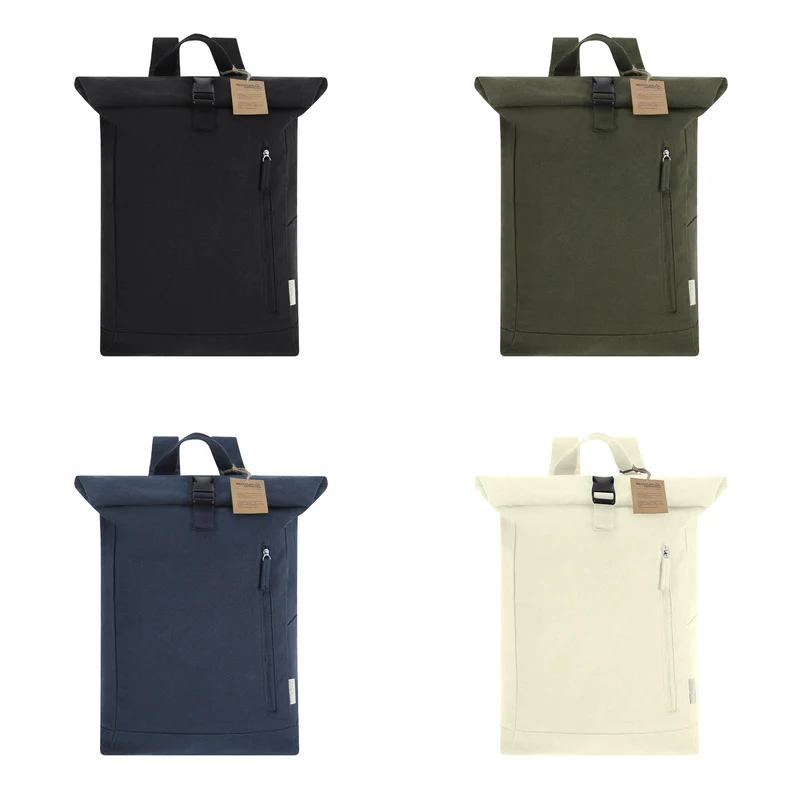 Sac à dos en toile recyclée 390 g/m2 ANTRIM