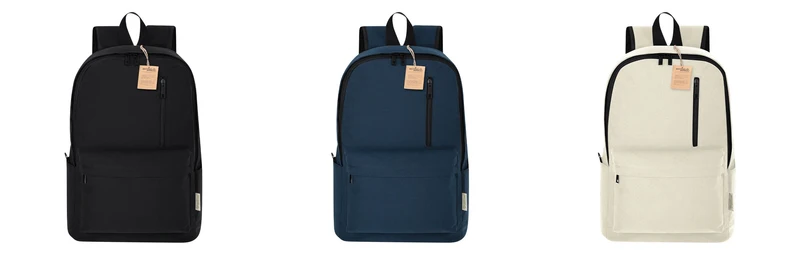Rucksack fabriqué principalement en doux Coton Recyclé STALION