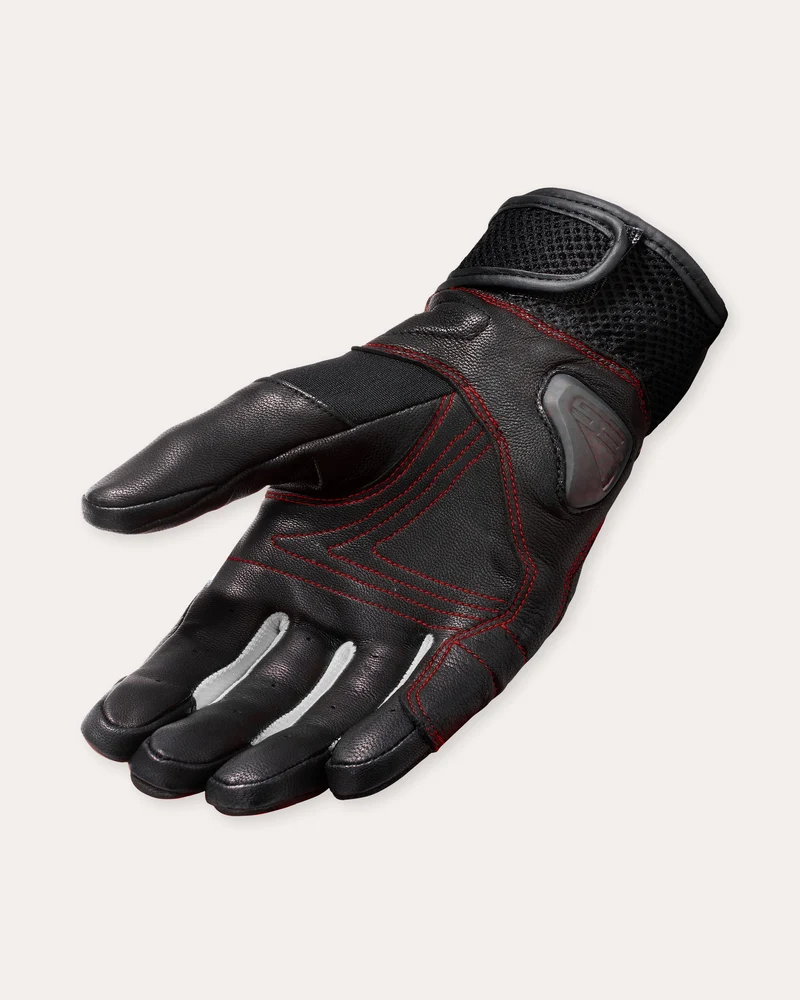 Gloves Metric | Black-Neon Red