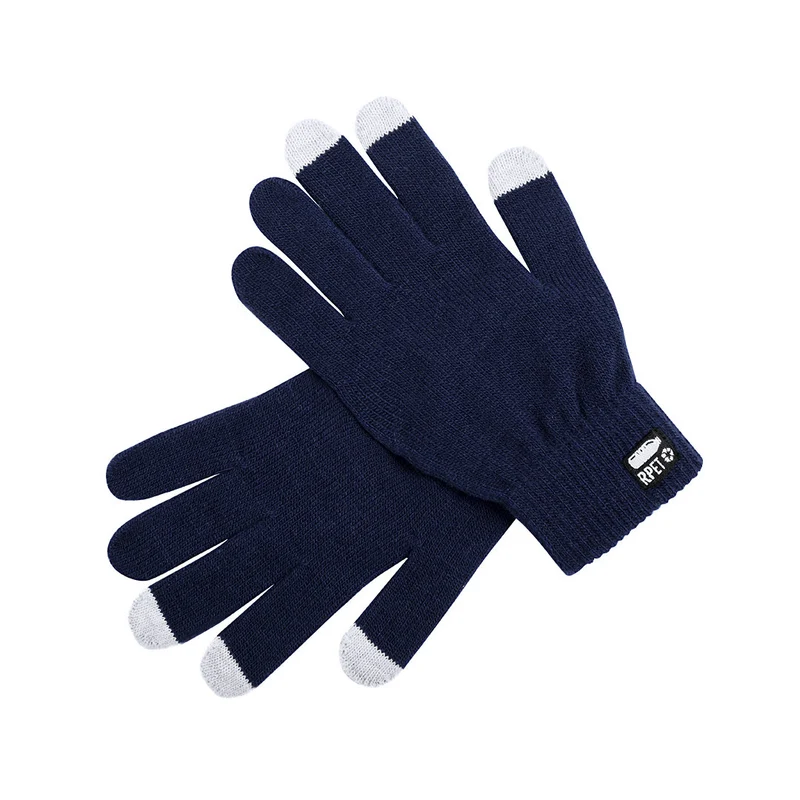 Paire de gants pour appareils à écran tactile en polyester DESPIL
