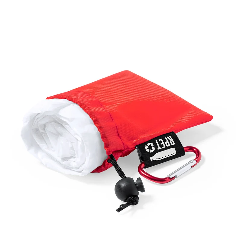 Poncho pour adulte en LDPE, 102x127cm, étui polyester rpet BRINEK
