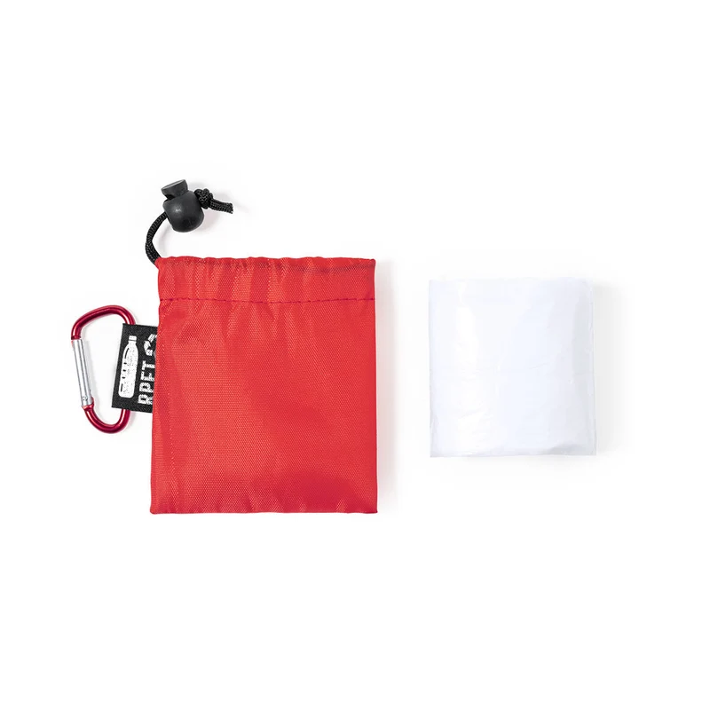 Poncho pour adulte en LDPE, 102x127cm, étui polyester rpet BRINEK