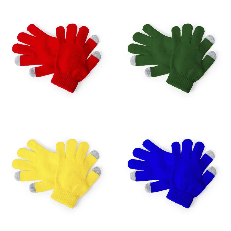 Paire de gants tactiles pour enfants en acrylique doux PIGUN