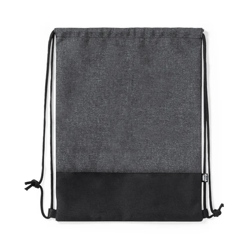 Sac à dos à cordelettes réfléchissant en polyester 600d rpet STABBY