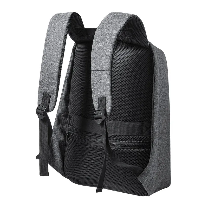 Sac à dos anti-vol réfléchissant en polyester 600d, dos et bretelles rembourrées QUASAR