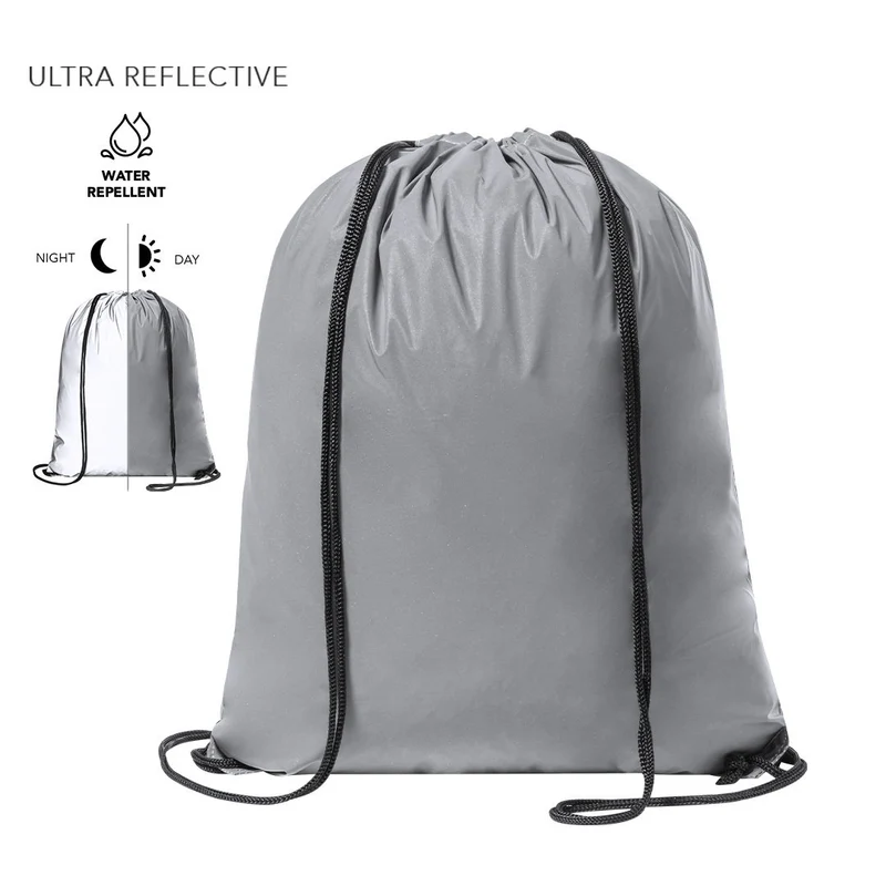 Sac à dos en polyester 210t avec cordes, sac réfléchissant, résistant à l'eau, 7kg max BAYOLET