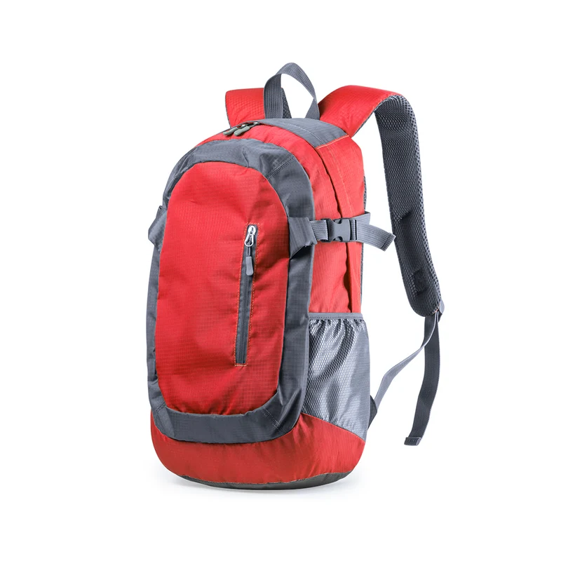 Sac à dos avec dos et bretelles rembourrées en polyester 210d en ripstop (tissu polyester maillé) DENSUL